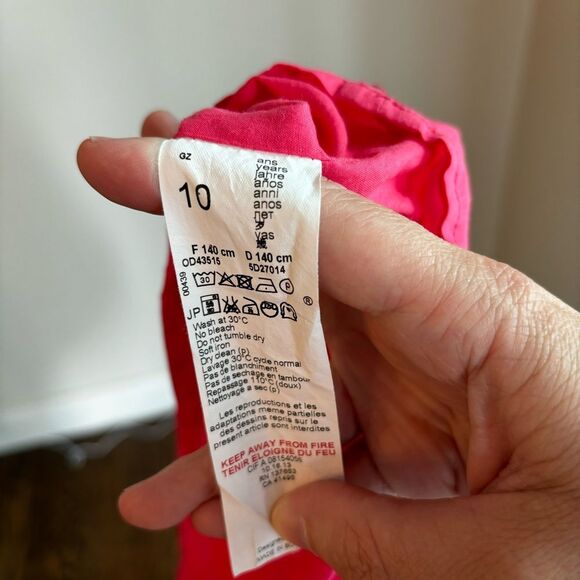 Gaultier Designer Girl Kids rainbow tie dye ruffle pleated tennis skirt size 10A - Picture 11 of 12